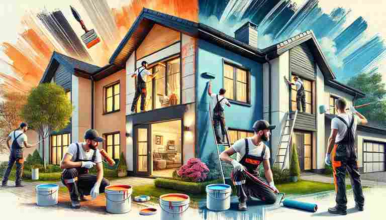 Exterior Painting Services South London | J&A Gardeners
