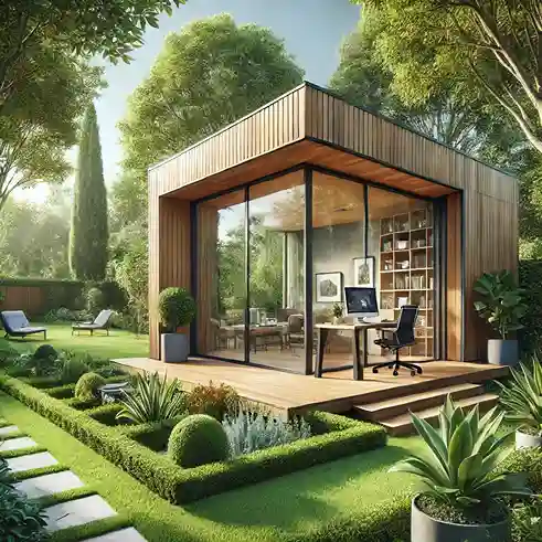 Garden Office installation